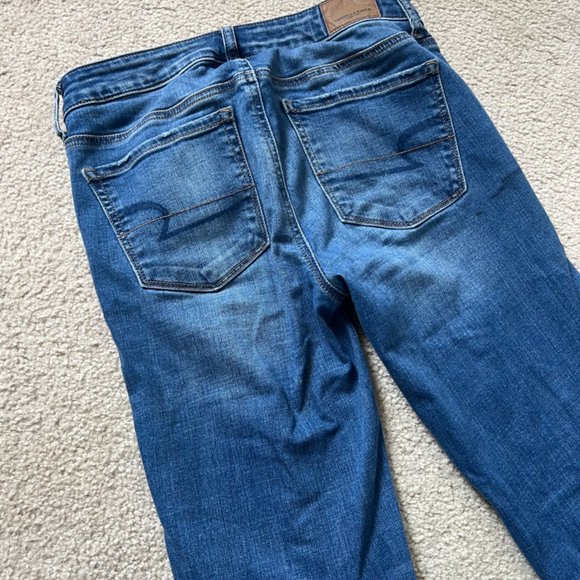 Women's American Eagle Jeans Size 4 X-Long - Picture 4 of 4